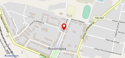 Столовая "Юг" на карте