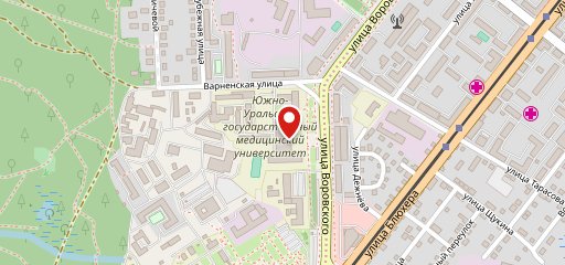 Столовая ЮУГМУ на карте