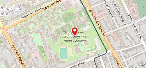 Столовая Юго-Западного государственного университета (ЮЗГУ) на карте