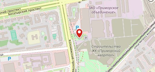 Столовая ЗАО "Приморское Объединение" на карте