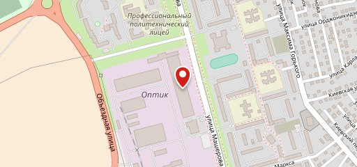 Столовая завода Оптик на карте