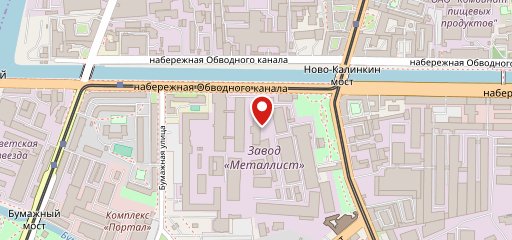 Столовая завода металлист на карте