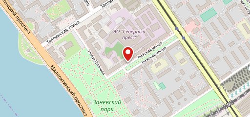 Столовая заводская на карте