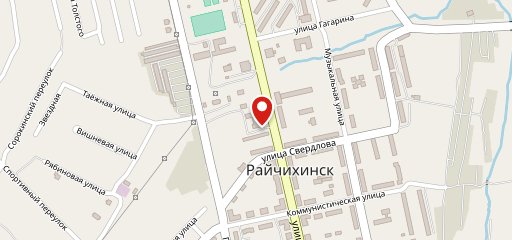 Славянская на карте