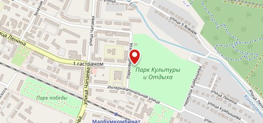 Кафе у парка на карте