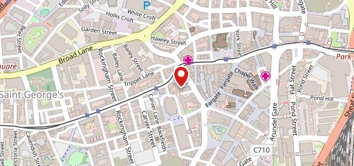 Strada Sheffield на карте