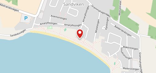 Strandcaféet Sandviken на карте
