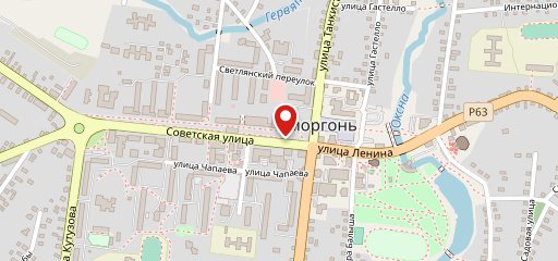 Страўня на карте