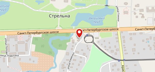 Стрельна на карте