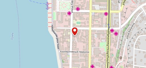 Строганина на карте