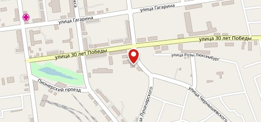 Студенческая на карте