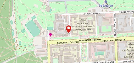 Студенческая на карте