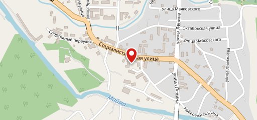 Студенческая на карте