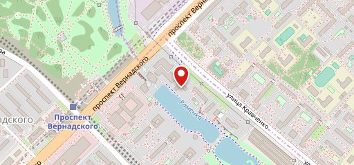 Студенческая столовая ДСВ МГУ на карте