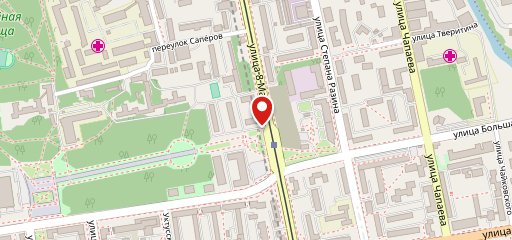 Студенческая на карте