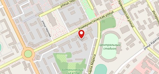 Студенческая на карте