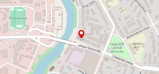 Студенческая на карте