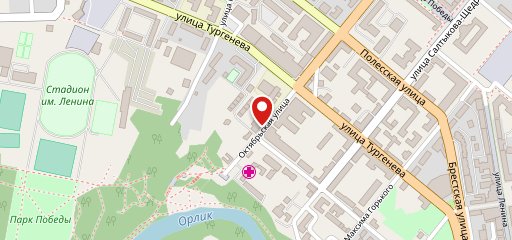 Студенческое кафе на карте