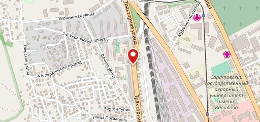 Студенческое на карте
