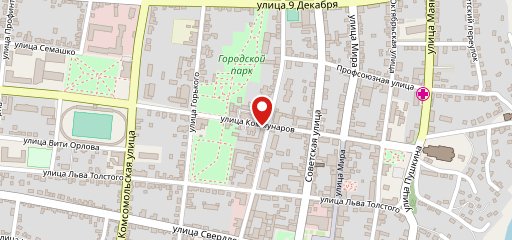 Студенческое кафе на карте
