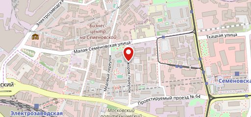 Студенческая столовая на карте