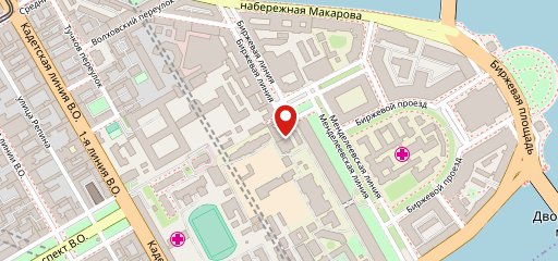 Столовая на карте