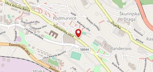 Studentski restoran Mini на карте