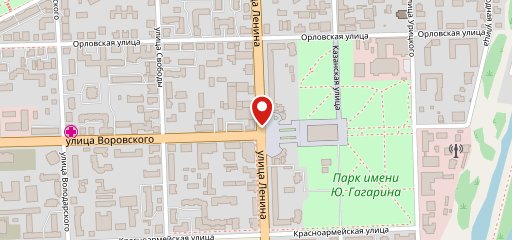 Вятка на карте