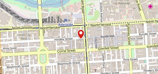 Subway Hindley St на карте