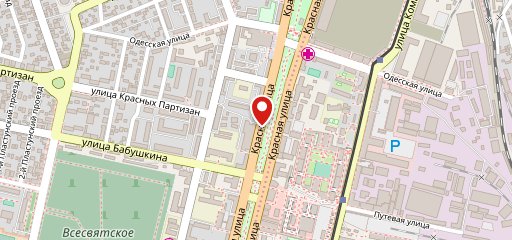 Subway, сеть ресторанов быстрого питания на карте