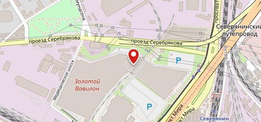 Subway на карте