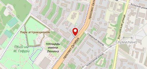 Subway, ресторан быстрого питания на карте