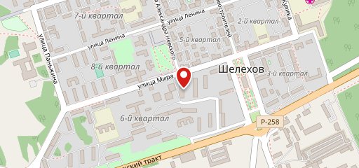 Subway на карте