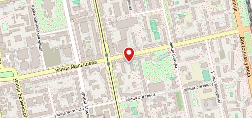 Ресторан Subway на карте