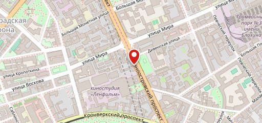 Сулико на Каменноостровском на карте