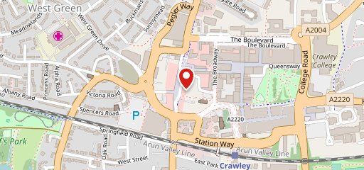 Sultan Restaurant Crawley на карте