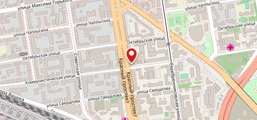 Креветка на карте