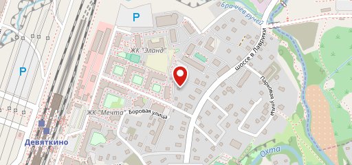 Супермаркет бар на карте