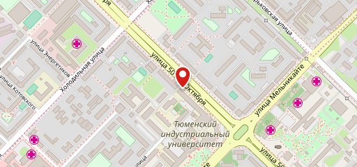 Суши Мастер на 50 лет Октября на карте