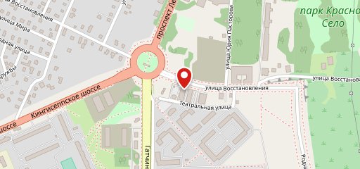 Суши на Театральной на карте