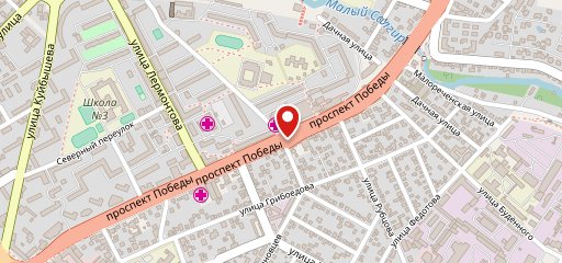 Суши-Сами на пр.Победы на карте