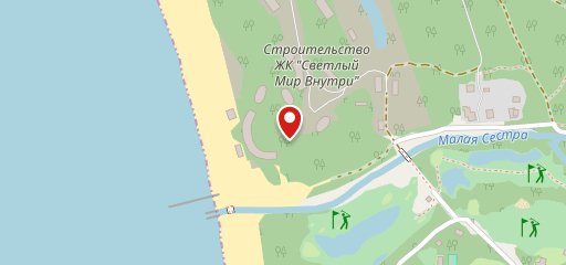 Светлое кафе на карте