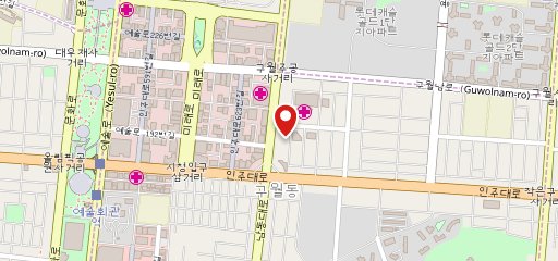달콤커피 인천길병원점 на карте