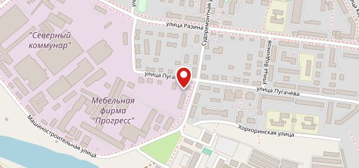 Нора на карте