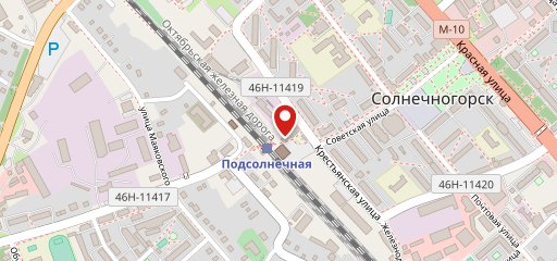 Сладкий пончик на карте
