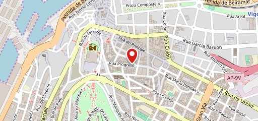 Taberna Rabuda bar de tapas en Vigo на карте