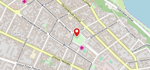 Таганрог, Кафе на карте