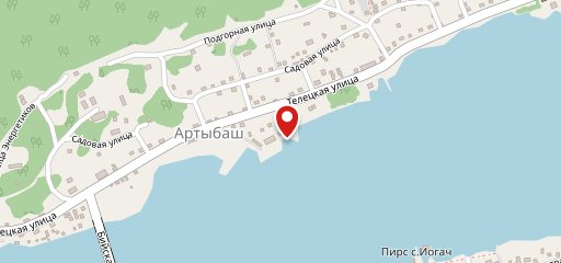 Тайга Озеро на карте