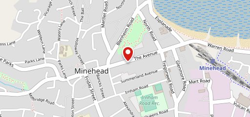 Taj Mahal Minehead на карте