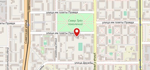 Тандем, кафе-бар на карте